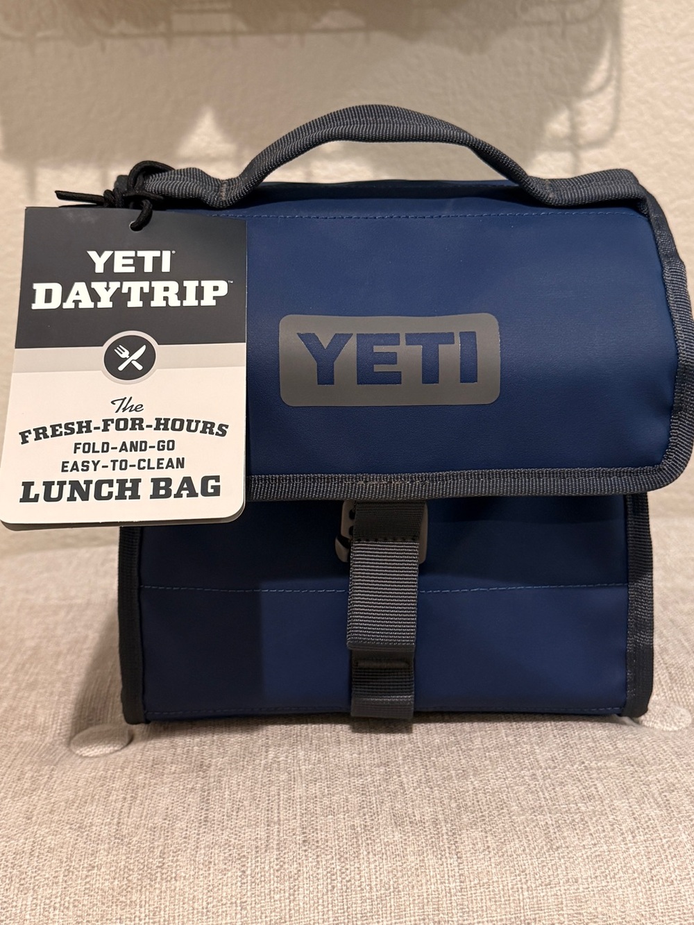Yeti Daytrip Lunch Bag in Navy with Gray Trim